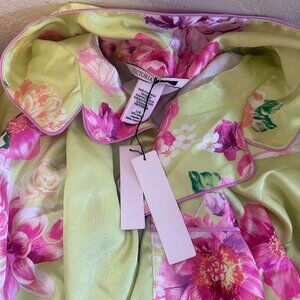 Victoria Secret Satin Glazed Pajama Set Large